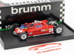 Didier Pironi Ferrari 162CK #28 4. Monaco GP formel 1 1981 transport-version 1:43 Brumm