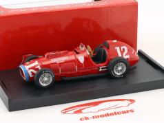 Alberto Ascari Ferrari 375 #12 Rookie Test Indianapolis campeón del mundo F1 1952 1:43 Brumm