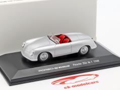 Porsche 356 No.1 year 1948 silver 1:43 Welly