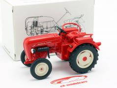 Porsche Junior tractor rojo 1:24 Welly