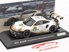 Porsche 911 RSR #91 campione del mondo WEC SuperSeason 2018/2019 24hLeMans 1:43 Spark
