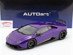 Lamborghini Huracan Performante 建設年 2017 真珠 紫 1:12 AUTOart