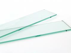2 Supplementary glass shelves for wooden showcase Maxi SAFE