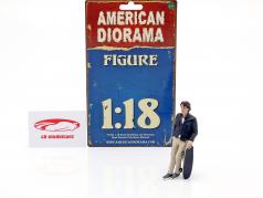 Skateboarder figuur #3 1:18 American Diorama