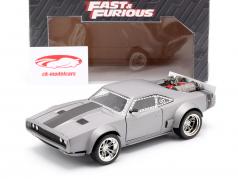 Dom's Ice Dodge Charger R/T Fast and Furious 8 银 1:24 Jada Toys