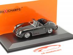 Porsche 356 A Cabriolet 年 1956 黑色 1:43 Minichamps