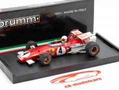 C. Regazzoni Ferrari 312 B N° 4 Formule 1 GP d&#39;Italie 1970 1:43 Brumm