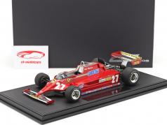 Gilles Villeneuve Ferrari 126CK #27 formule 1 1981 Avec Vitrine 1:18 GP Replicas
