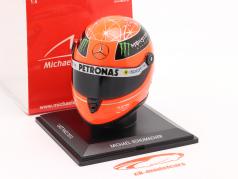 M. Schumacher Mercedes W03 Last Race Sao Paulo fórmula 1 2012 casco 1:4 Schuberth