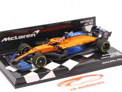Carlos Sainz jr. McLaren MCL35 #55 Launch Spec 公式 1 2020 1:43 Minichamps