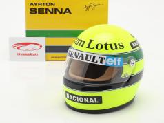 Ayrton Senna Lotus 97T #12 formel 1 1985 hjelm 1:2 MBA