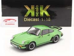 Porsche 911 (930) Turbo 3.0 Anno di costruzione 1976 verde metallico 1:18 KK-Scale