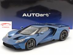 Ford GT 建设年份 2017 液体 蓝色 1:12 AUTOart