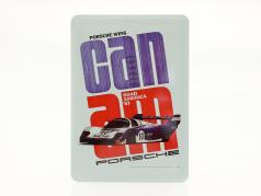 Porsche Cartolina di metallo: Can-Am Road America 1983