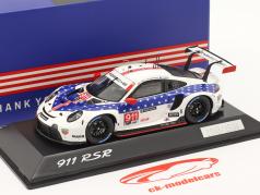 Porsche 911 RSR #911 vincitore Classe GTLM 12h Sebring IMSA 2020 1:43 Spark