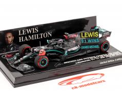 Hamilton Mercedes-AMG F1 W11 #44 91e Winnen Eifel GP formule 1 2020 1:43 Minichamps