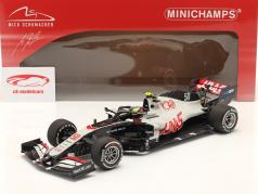 Mick Schumacher Haas VF-20 #50 FP1 Abu Dhabi GP formule 1 2020 1:18 Minichamps