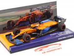 Daniel Ricciardo McLaren MCL35M #3 7° Bahrein GP formula 1 2021 1:43 Minichamps