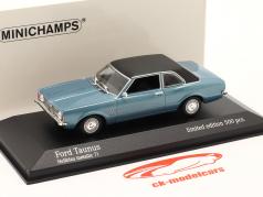 Ford Taunus Anno di costruzione 1970 Azzurro metallico 1:43 Minichamps