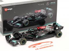 Valtteri Bottas Mercedes-AMG F1 W12 #77 формула 1 2021 1:43 Bburago