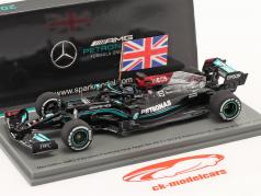 Lewis Hamilton Mercedes-AMG F1 W12 #44 vinder britisk GP formel 1 2021 1:43 Spark