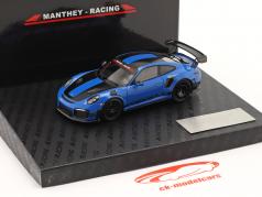 Porsche 911 (991 II) GT2 RS MR Manthey Racing 青い 1:43 ミニチャンプ