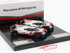 2-Car Set Porsche 919 Hybrid #1 #2 勝者 24h LeMans 2017 1:43 Ixo