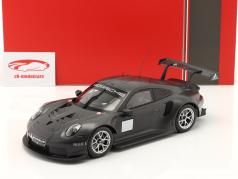 Porsche 911 RSR Pre-Season Test Car 2020 垫 黑色的 1:18 Ixo