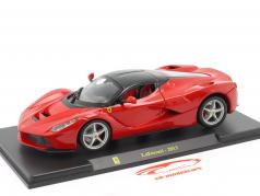 Ferrari LaFerrari Année de construction 2013 rouge / le noir 1:24 Bburago