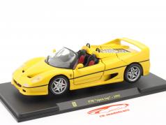 Ferrari F50 Open Top Byggeår 1995 gul 1:24 Altaya