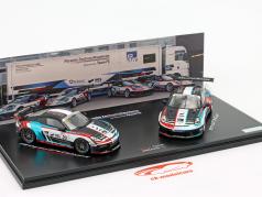 Set Porsche Sports Cup 2021: 718 Cayman GT4 CS #20 & 911 GT3 Cup #21 1:43 Spark
