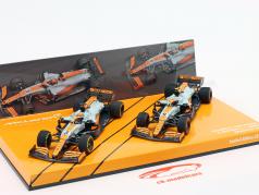 Norris #4 & Ricciardo #3 2-Car Set McLaren Monaco GP 公式 1 2021 1:43 Minichamps
