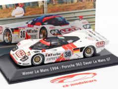 Dauer Porsche 962 #36 Gagnant 24 LeMans 1994 Dalmas / Haywood / Baldi 1:43 Spark