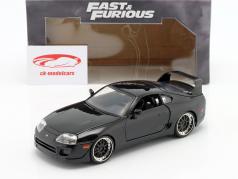 Toyota Supra Mk IV Fast & Furious 5 (2011) Preto 1:24 Jada Toys