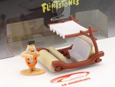 フリントモービル と 形 Fred 連続テレビ番組 The Flintstones (1960-66) 1:32 JadaToys