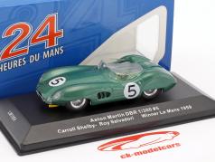 Aston Martin DBR1 RHD #5 优胜者 24h LeMans 1959 Salvadori, Shelby 1:43 Ixo