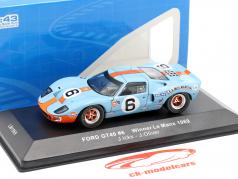 Ford GT40 Gulf #6 优胜者 24h LeMans 1969 Ickx, Oliver 1:43 Ixo
