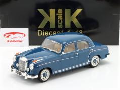 Mercedes-Benz 220S Limousine (W180 II) Ano de construção 1956 azul 1:18 KK-Scale