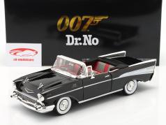 Chevrolet Bel Air 1957 Film James Bond Dr. No (1962) zwart 1:18 MotorMax