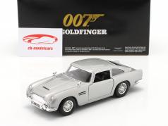 Aston Martin DB5 RHD Кино James Bond Goldfinger (1964) Серебряный 1:24 MotorMax