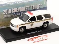 Chevrolet Tahoe Absaroka County Sheriff's Department 2010 白 1:43 Greenlight