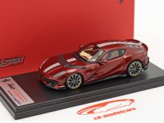Ferrari 812 Competizione Baujahr 2021 fiorano rot / grau 1:43 LookSmart