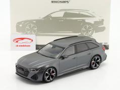 Audi RS 6 Avant (C8) 建设年份 2019 垫 灰色的 1:18 Minichamps