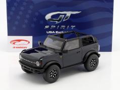 Ford Bronco Wildtrak Open Top 建設年 2022 黒 1:18 GT-Spirit