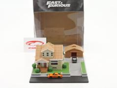 Dom Toretto's 家 と ガレージ Fast & Furious ジオラマセット Jada Toys