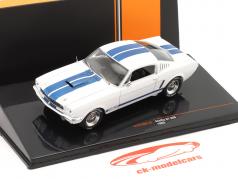 Ford Mustang Shelby GT 350 Ano de construção 1965 Branco / azul 1:43 Ixo