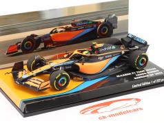 Lando Norris McLaren MCL36 #4 Bahrain GP формула 1 2022 1:43 Minichamps