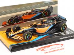 Daniel Ricciardo McLaren MCL36 #3 Bahrain GP формула 1 2022 1:43 Minichamps