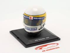 J. Scheckter #11 Scuderia Ferrari formule 1 Champion du monde 1979 casque 1:5 Spark Editions