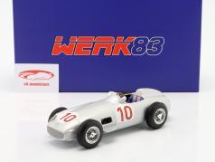 J.M. Fangio Mercedes-Benz W196 #10 winnaar België GP formule 1 Wereldkampioen 1955 1:18 WERK83